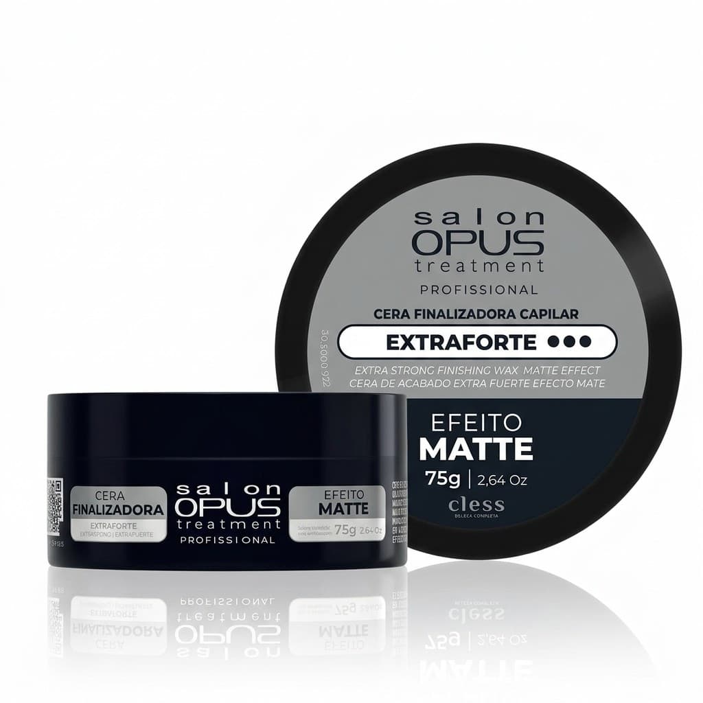 Cera Modeladora Cless Fixação Extra Forte Matte Salon Opus 75g