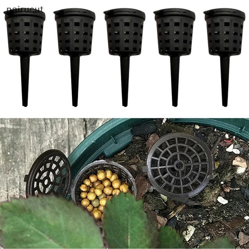 Uiu 20/100 Unidades Cesta De Fertilizante De Plantas Para Vaso De Berçário De Flores Osmocote Bonsai Orquídea Ui