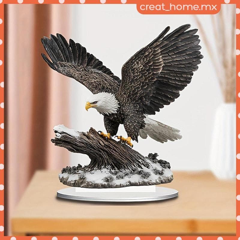 [Creat_home] Sinal De Mesa De Águia Acrílica Exclusivo Ornamento Plano 2D Fácil Instalação Decoração Para Festa De Fim D