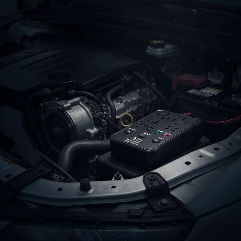 xiny Testador De Relé Automotivo Tensão Inspetor De Bateria Automotiva Indicador LED Universal 12V Teste Eletrônico n