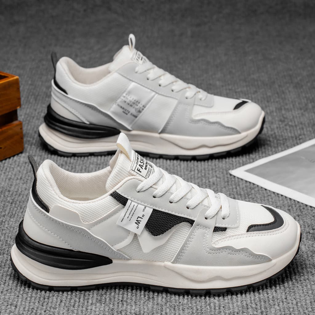 Tênis casuais masculinos de verão, sapatos de caminhada masculinos respiráveis e modernos, novo estilo E5JL.