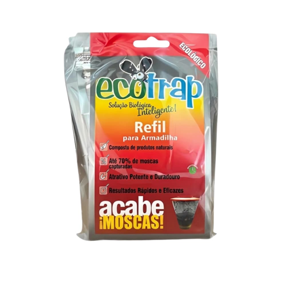Refil Para Armadilha Ecotrap Isca Atrativo Para Mosca Original