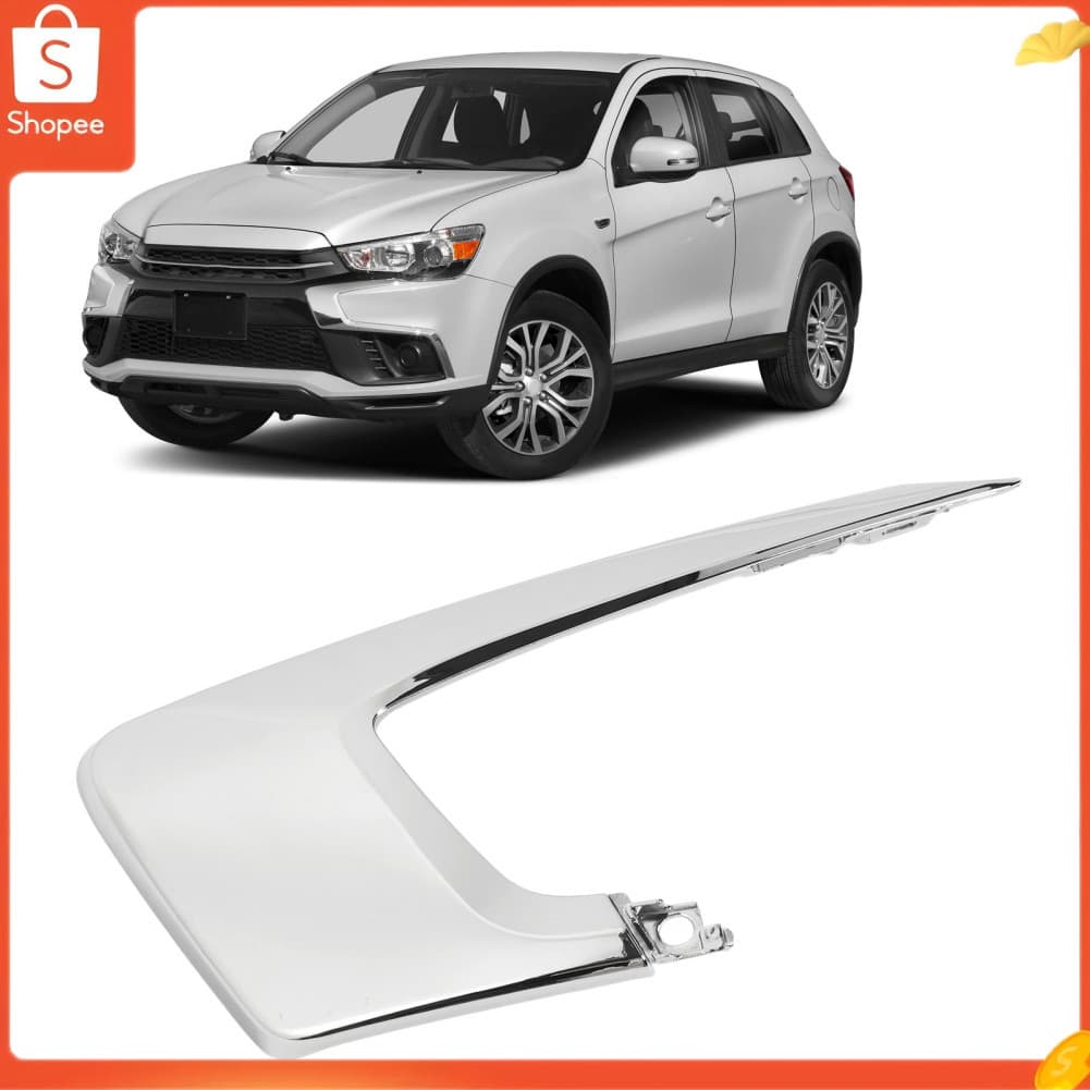 Hap amortecedor dianteiro moldagem superior guarnição abs cromo substituição elegante para mitsubishi outlander sport