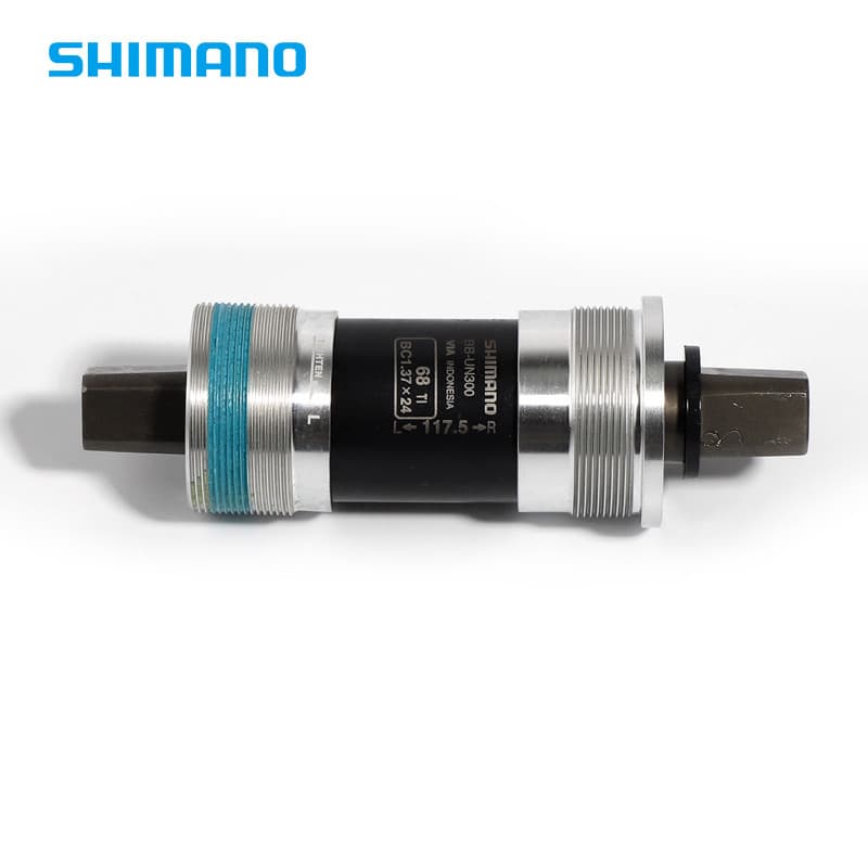 Shimano shimano eixo central buraco quadrado liga de alumínio escudo dobrável bicicleta estrada Mountain Bike eixo centr