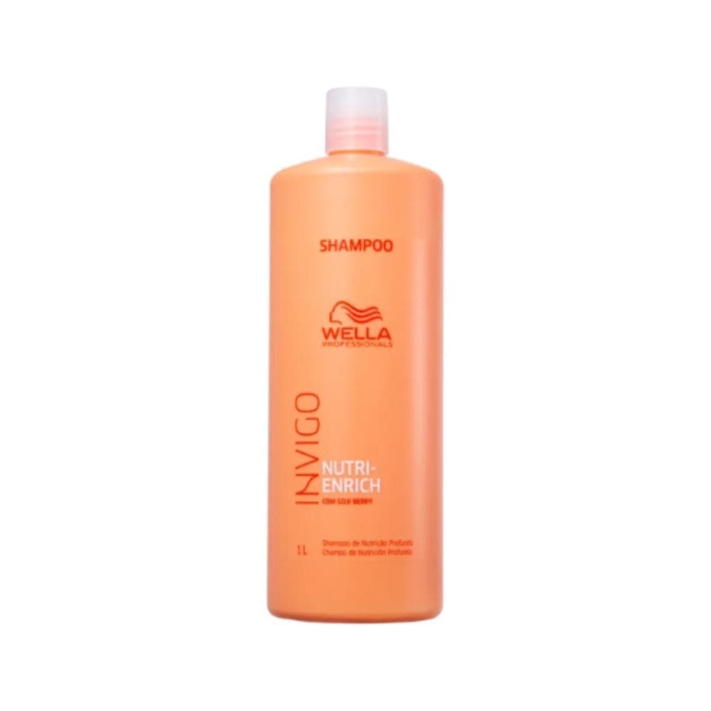 Wella Professionals Shampoo Nutri-Enrich 1L Nutrição Profunda e Brilho para Cabelos Ressecados