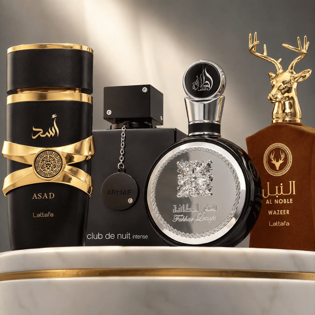 Kit  4 Perfumes Masculino Arabe Importado Frasco de Vidro 100ml Lacrado
