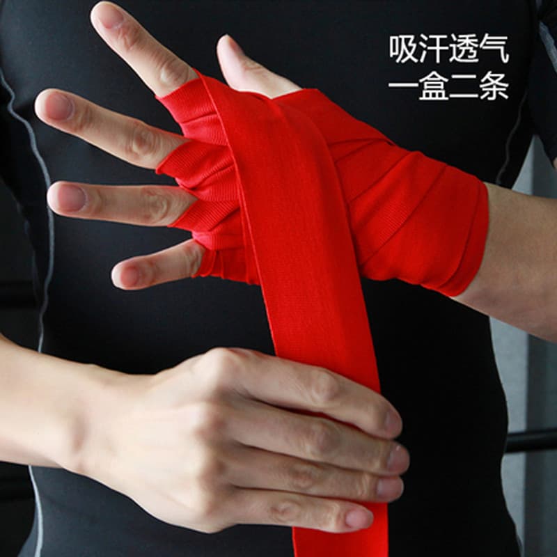 Esportes boxe bandagem Sanda gravata mão bandagem Muay Thai mão embrulho luta mão guarda luvas de pano boxe luta 3m 4m 5