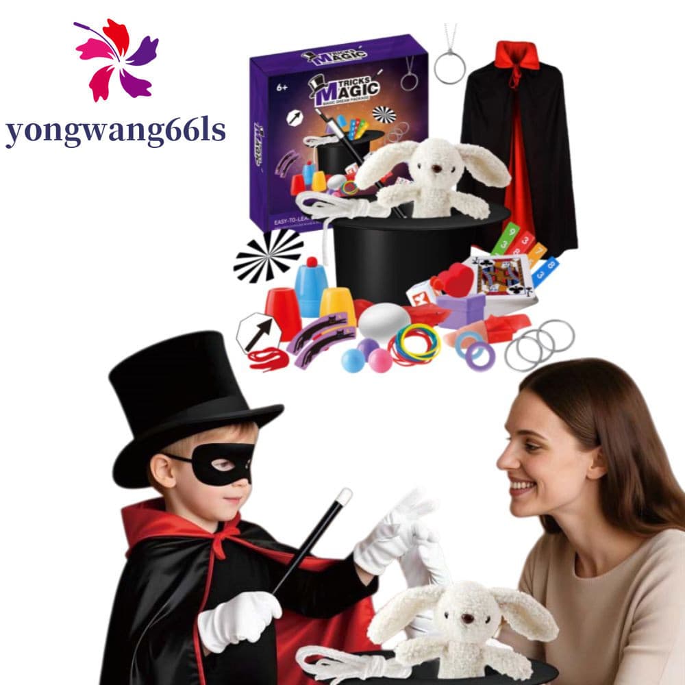 YONGWANG Kit Mágico Para Crianças , Brinquedos Educativos De Fácil Operação , Conjunto De Truques De Mágica , Adereços