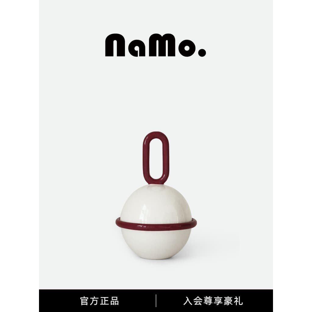 Namo Namo|Jarra de armazenamento de cerâmica artesanal série Donut, jarra de doces fofa, lanche, prato de frutas, sala d