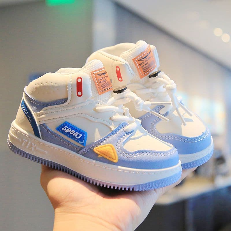 Crianças sapatos esportivos 2025 primavera estilo meninos sapatos casuais de alta qualidade antiderrapante meninas tênis