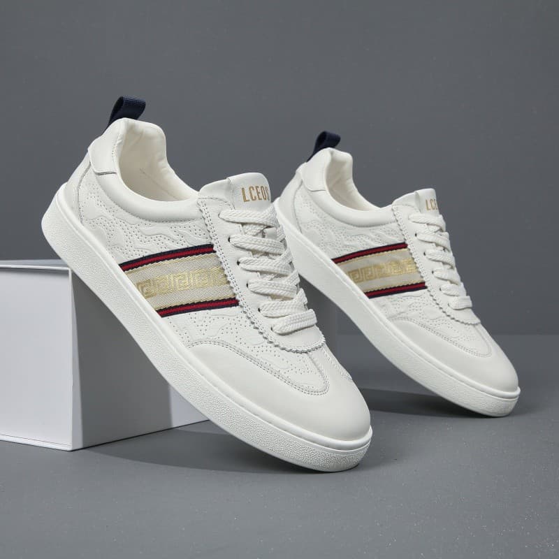 Luxo Guangzhou sapatos masculinos mocassins verão novo estilo masculino de sola grossa respirável All-Match esportes cas