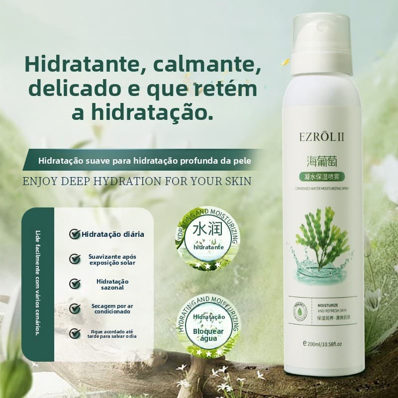 Névoa Hidratante Condensada 200ml Loção Calmante Hidratante Toner Hidratante Diário