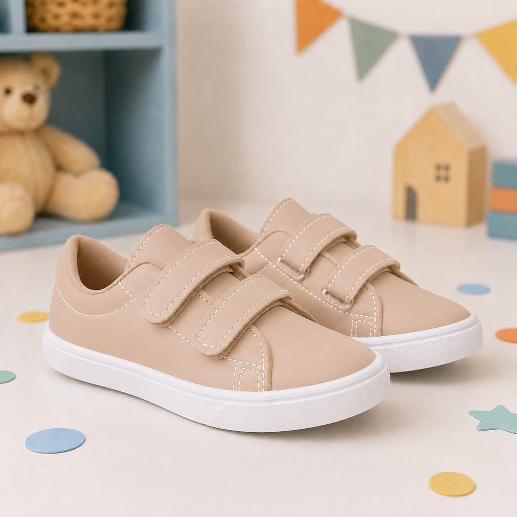 Lindo Tênis escolar seguro Infantil Velcro Carrapicho Escolar confort criança masculino Feminino