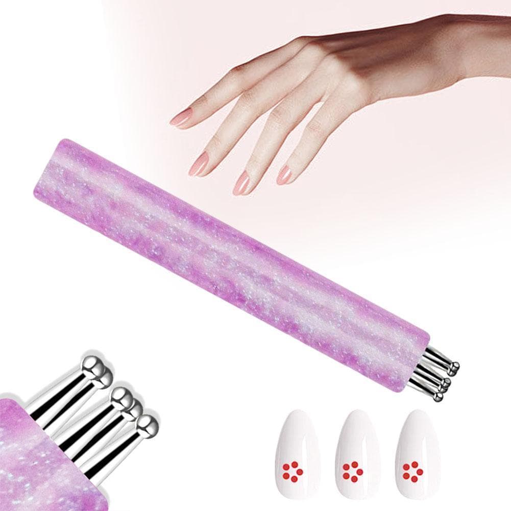 DIY Nail Art Ferramenta De Pontilhamento De 5 Pétalas Criador De Flores Selecionadores De Manicure Fina Alça De Unha Gli