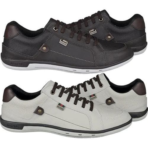 Kit 2 Pares Sapatênis Masculino Casual Confortável Elástico Calce Fácil Antiderrapante Leve Macio