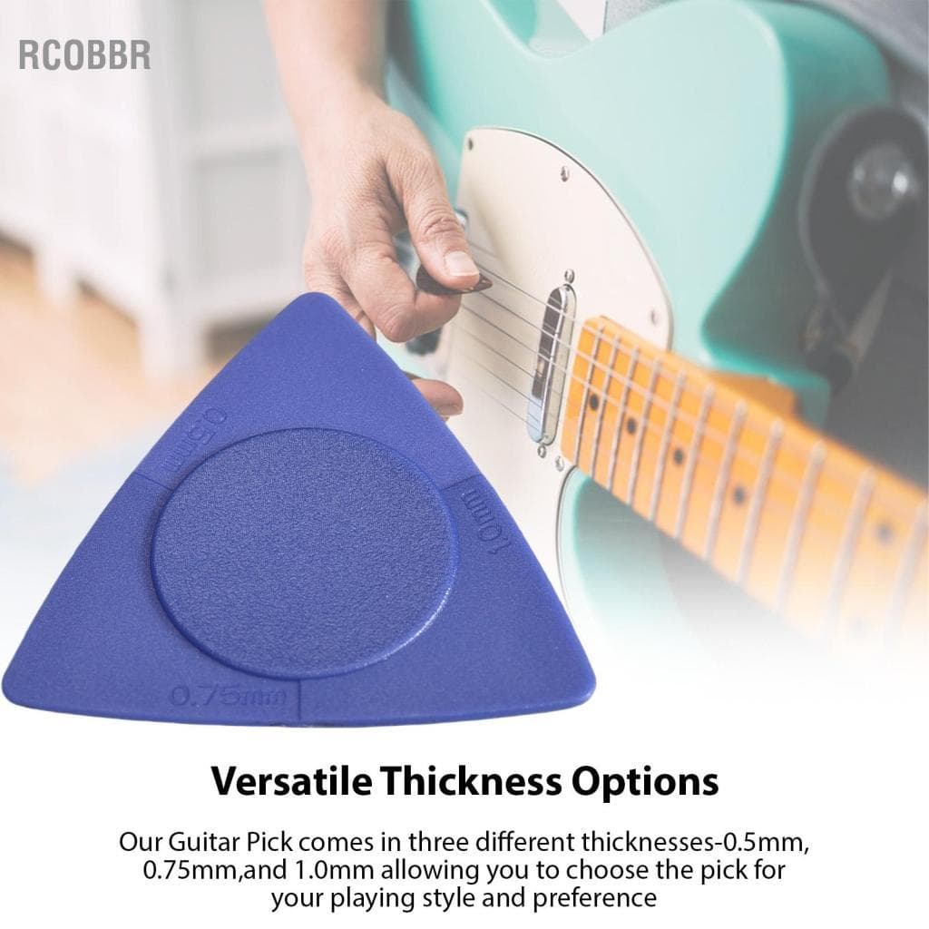 Rcobbr Conjunto de palhetas de guitarra Funien Design ergonômico durável para amantes de música Pacote de material ABS