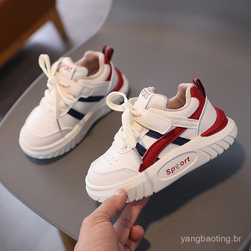 Crianças tênis meninos meninas novo estilo Casual moda antiderrapante tênis de corrida