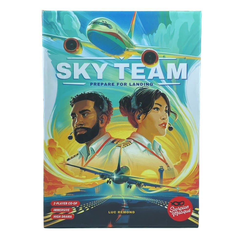 Sky Team Versão em Inglês: Jogo de Cartas de Trabalho em Equipe e Comunicação para Entretenimento Casual e Jogo de Tabul