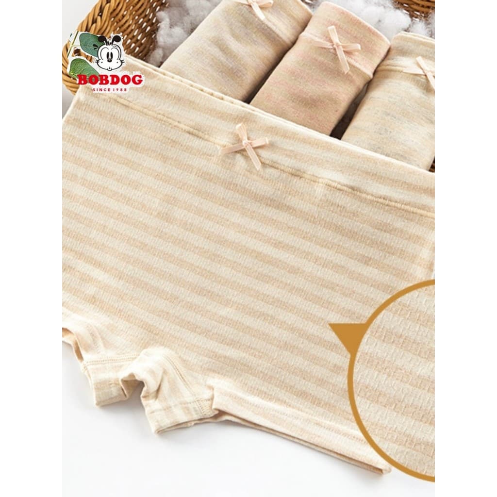 Babudou roupa íntima infantil para meninas cuecas boxer de algodão puro sem pp bebê grande criança menino boxer Shorts F