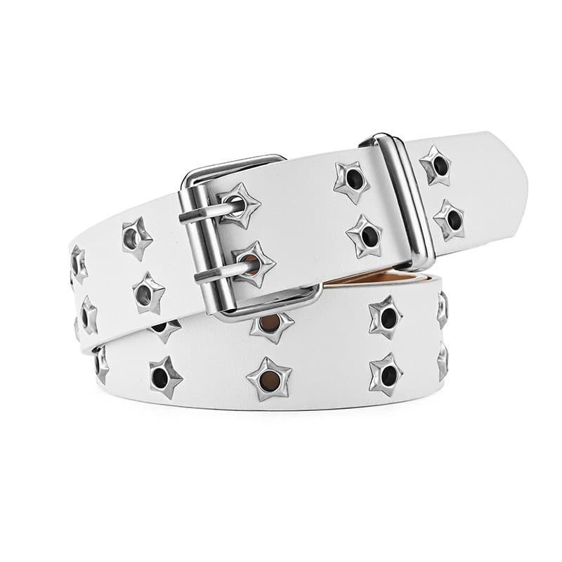 cinto feminino cinto feminino largo Cinto largo branco Punk feminino Rock boate
