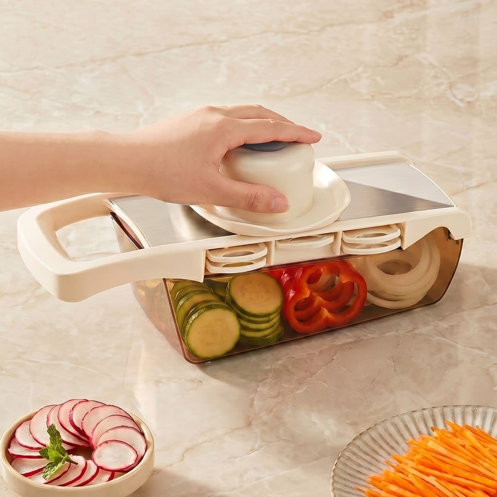 Cortador de legumes de aço inoxidável desfiado batata cortador vegetal cozinha do agregado familiar triturador corte veg