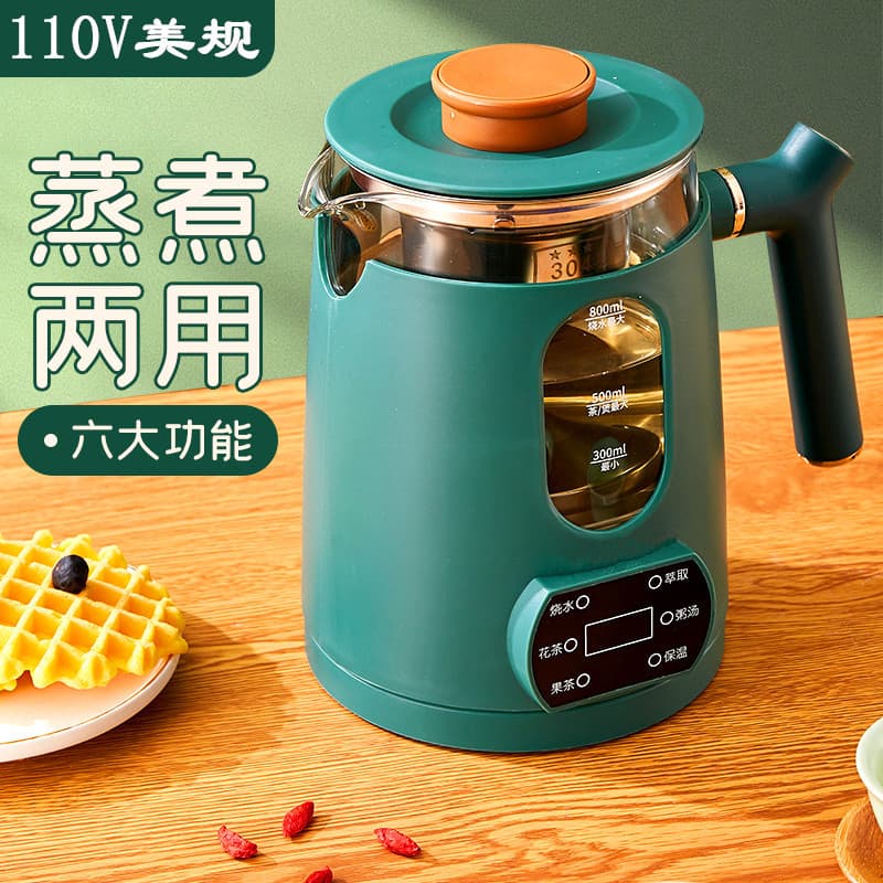 110V exportação pequenos eletrodomésticos Taiwan chaleira de saúde doméstica multifuncional pequena chaleira elétrica is