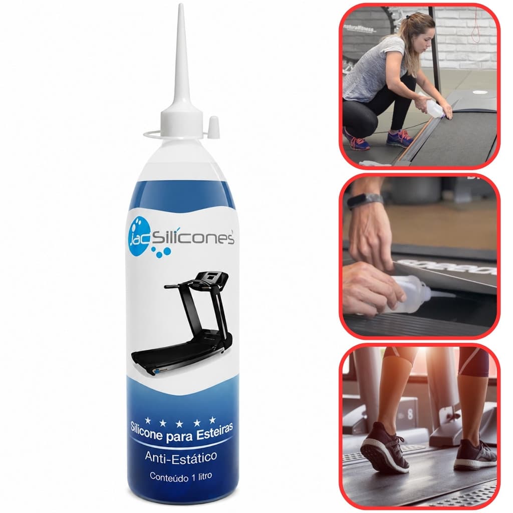 Lubrificante Silicone Antiestástico Para Esteiras Ergométricas Profissional e Residencial