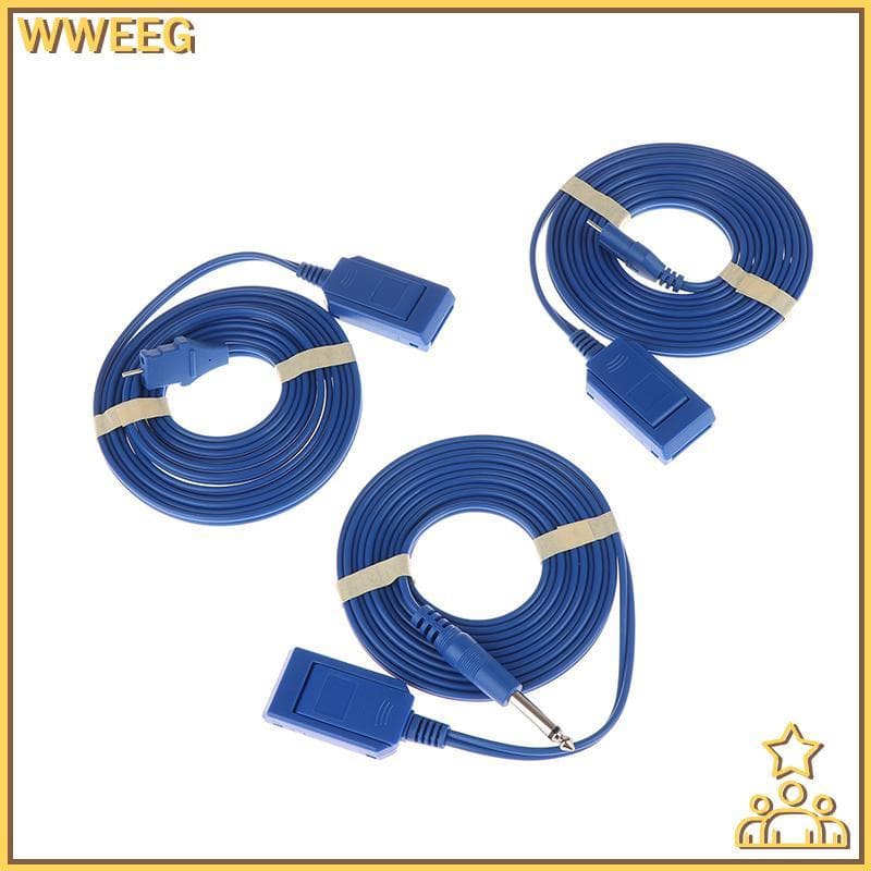 enjoygood188 Cabo Adaptador De Placa De Eletrodo De Conexão Negativa Plugue De 2.0 Mm 6.3 Para Bipolar Descartável E Mon