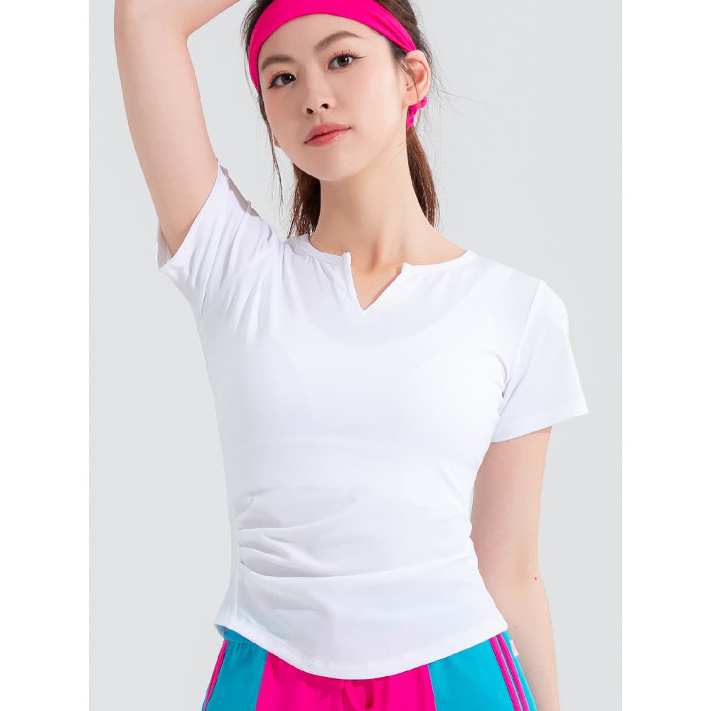 Haozhou roupas de Yoga estiramento de secagem rápida único resto fino-ajuste dança aeróbica dança quadrada competição ro