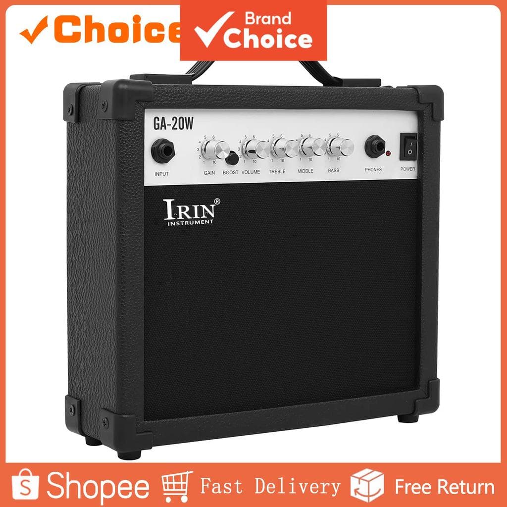 IRIN Alto-Falante De Guitarra GA 20 Amplificador Acústica 5 Tuning Profissional 20W AMP Acessórios Peças Presente
