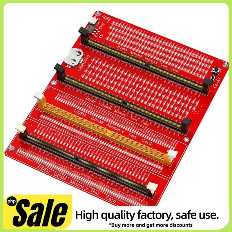 ComboMemory Tester Combo DDR3/4/5 RDIMM/UDIMM Cartão De Teste De Memória Computador De Mesa Com Indicadores LED