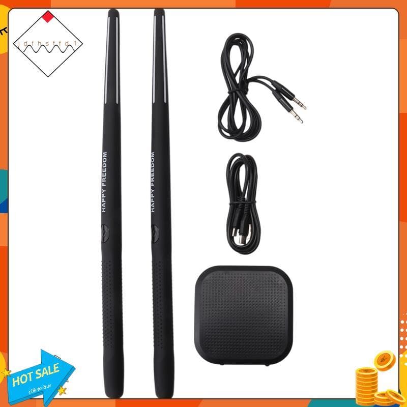 [Promover J] Conjunto De Bateria De Ar Eletrônica Portátil-Baquetas E Pedais Virtuais , Ideal Para Iniciantes , Crianças