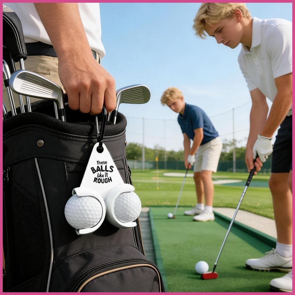 Suporte De Bola De Golfe Para Saco Organizador Portátil Com Mosquetão Dispensador Interior mubow1br