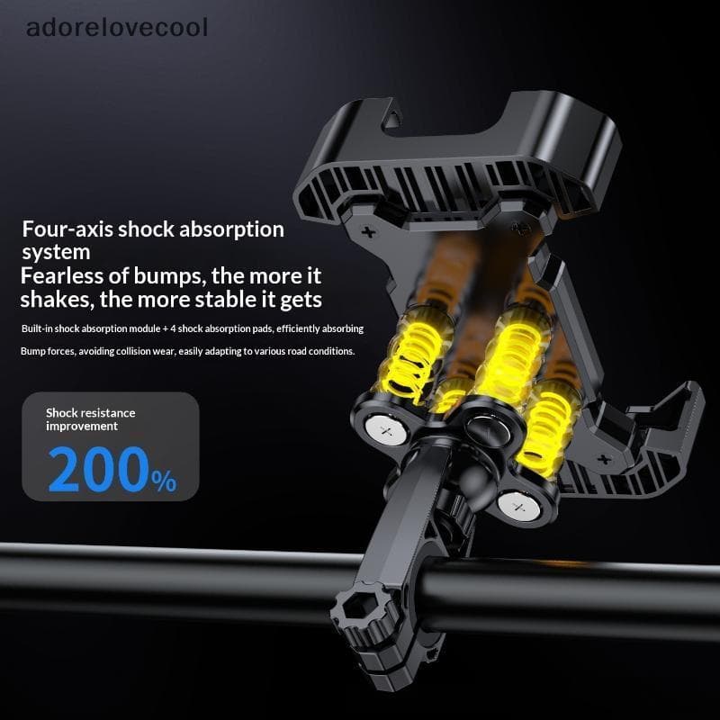 360 Para Serviço Pesado ° Suporte Giratório Telefone , 1 Peça , Braet Durável À Prova De Choque Bicicleta , Motocicleta