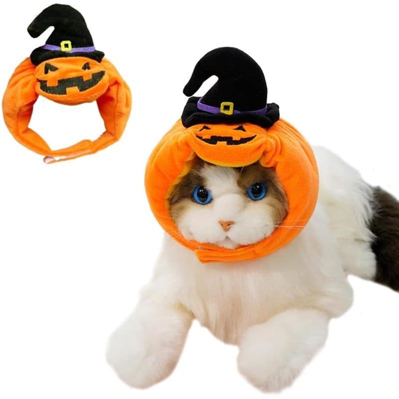 Fantasia De Abóbora Para Cachorro ANIAC Roupa Gato De Halloween Roupas Engraçadas Cachorros Pequenos Acessórios De Cospl
