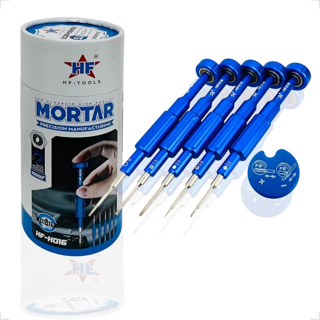 Kit Chaves 6 EM 1 Com Magnetizador De Precisão Profissional  Ideal para Manutenção JSX HF-H016