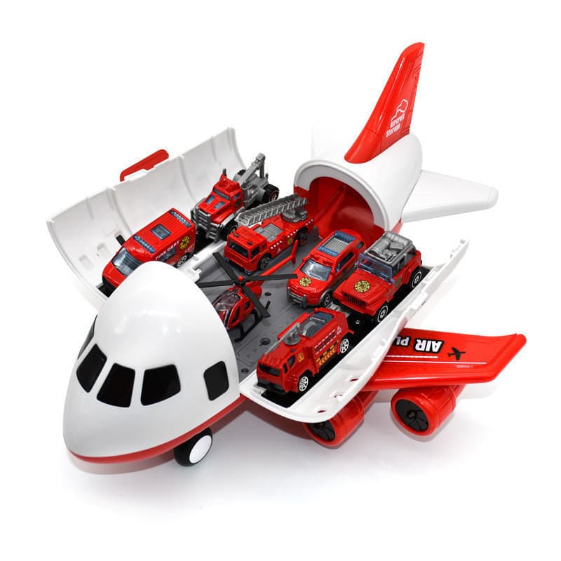 Brinquedos Modelo De Avião De Passageiros Grande Para Crianças Podem Receber Aeronave De Plástico Inércia pull-back Carr