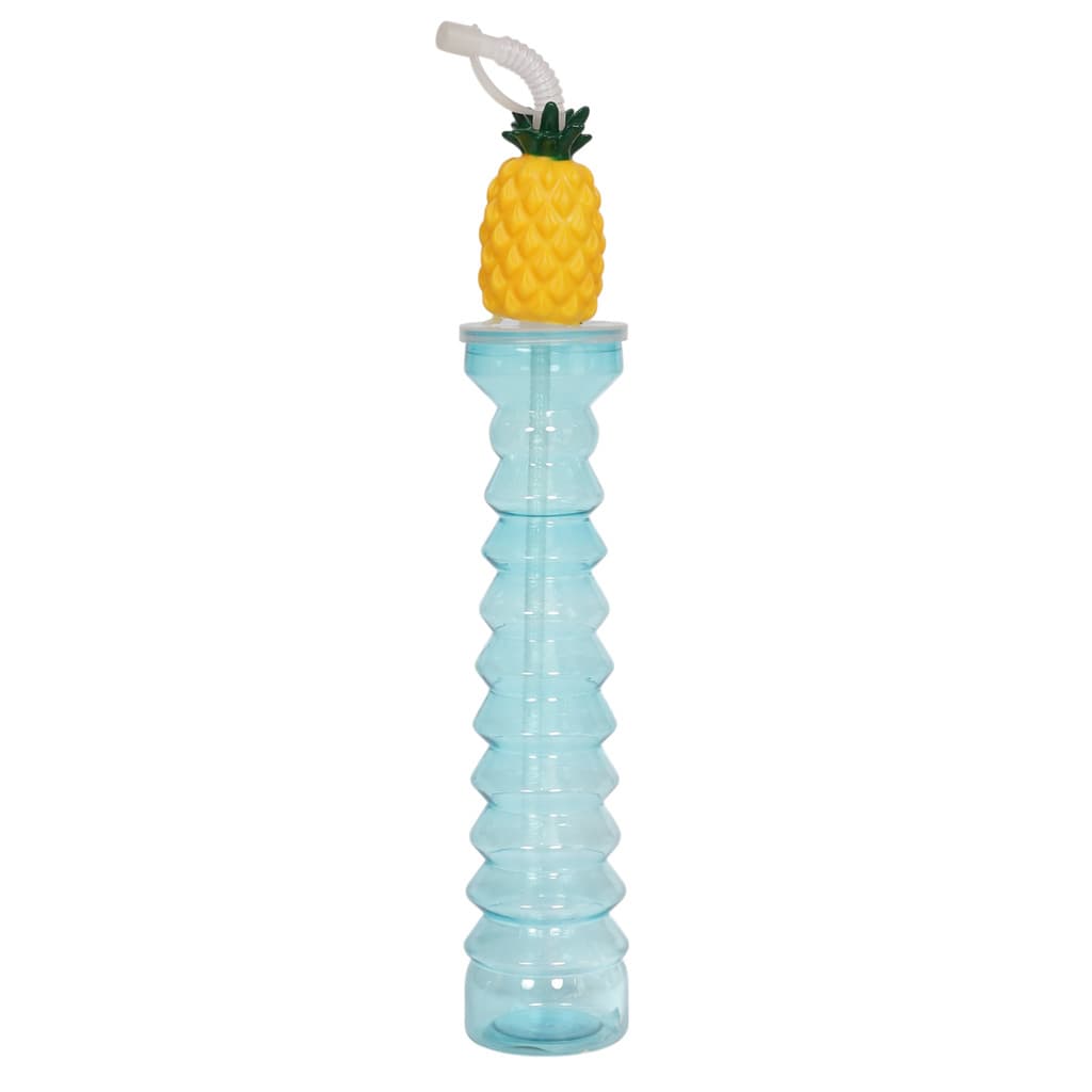 Copo Infantil 500ml Plástico c/ Canudo Flexível Infantil