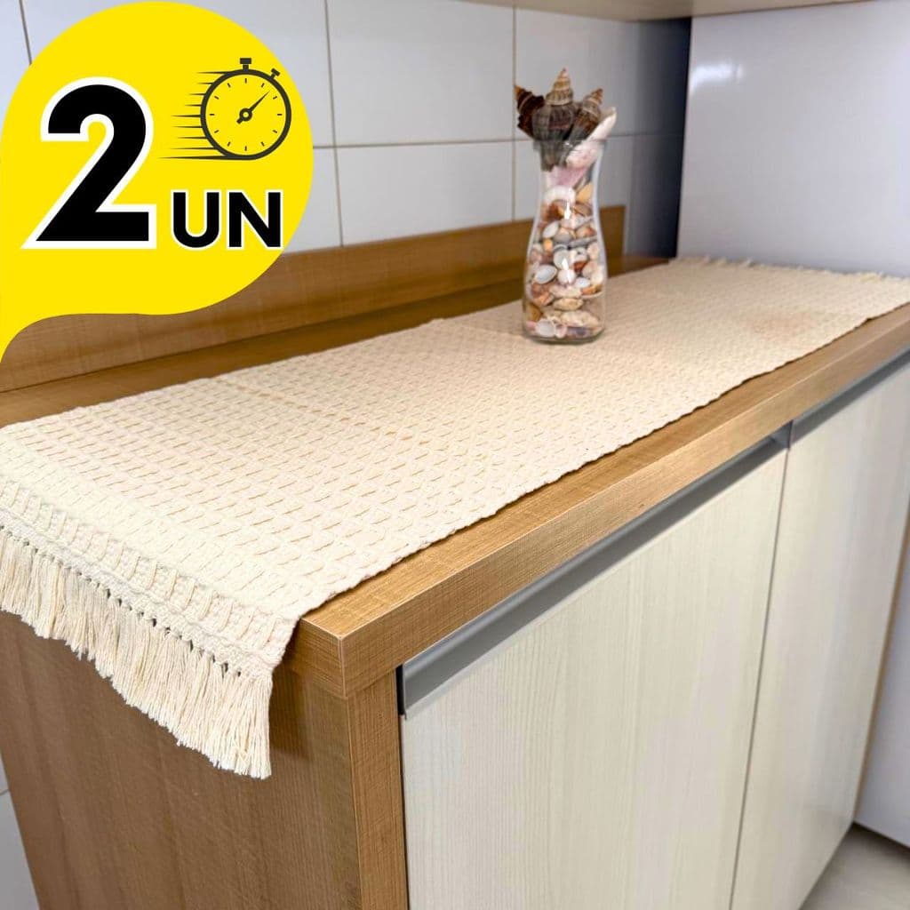 Kits Trilho  de Mesa  Posta 1/2 Luxo  Usado para Decorar, Aparador  Centro, Ideal para Proteger Mesa