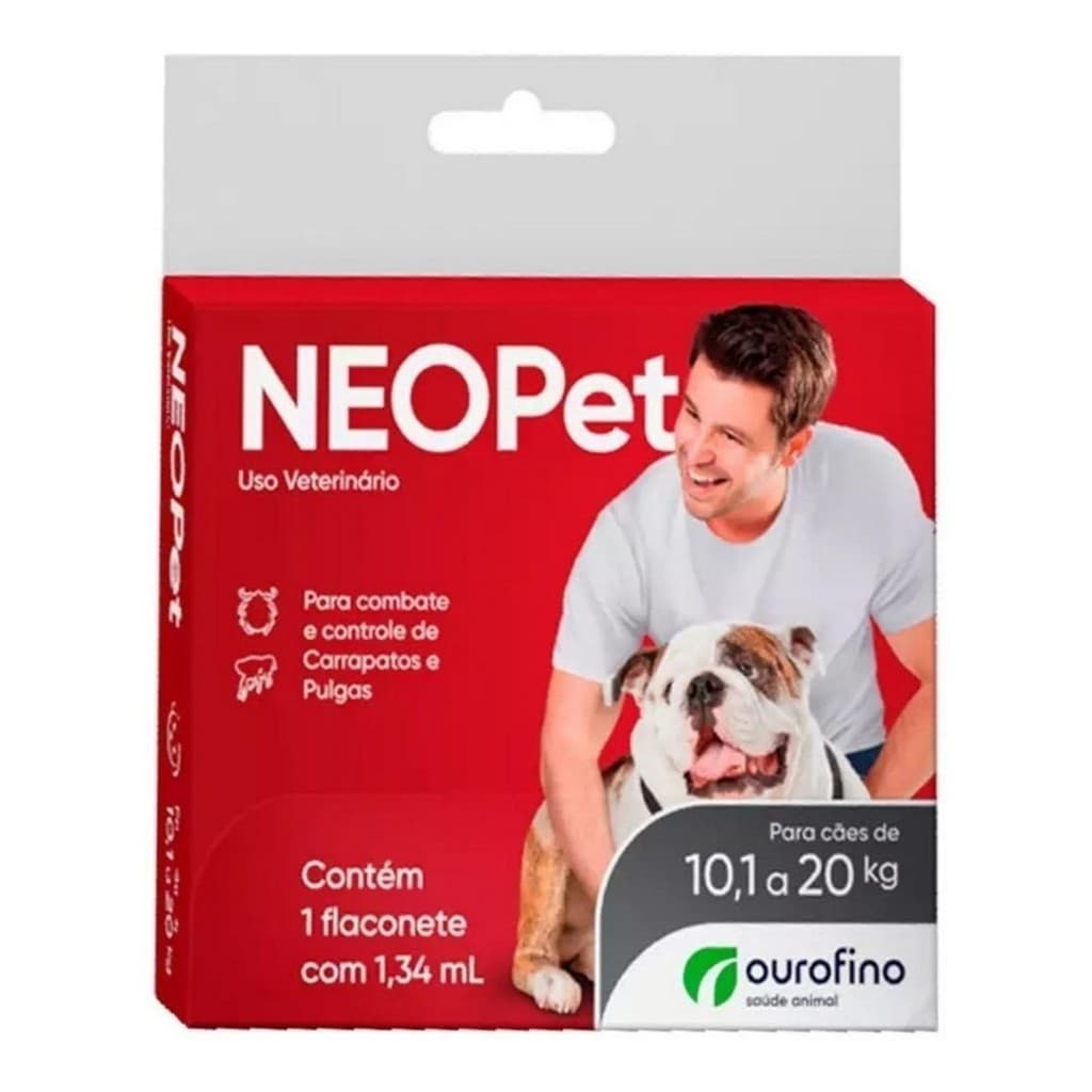 Neopet 10,1 A 20kg Antiparasitário Para Pulga - Ourofino