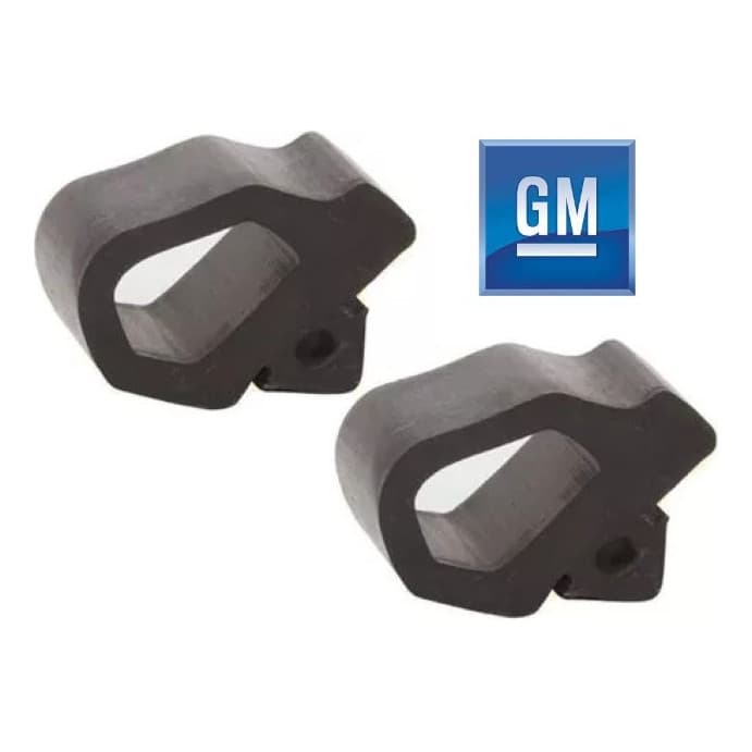 2 Coxim Batente Lateral Capuz Novo Corsa Montana Original Gm