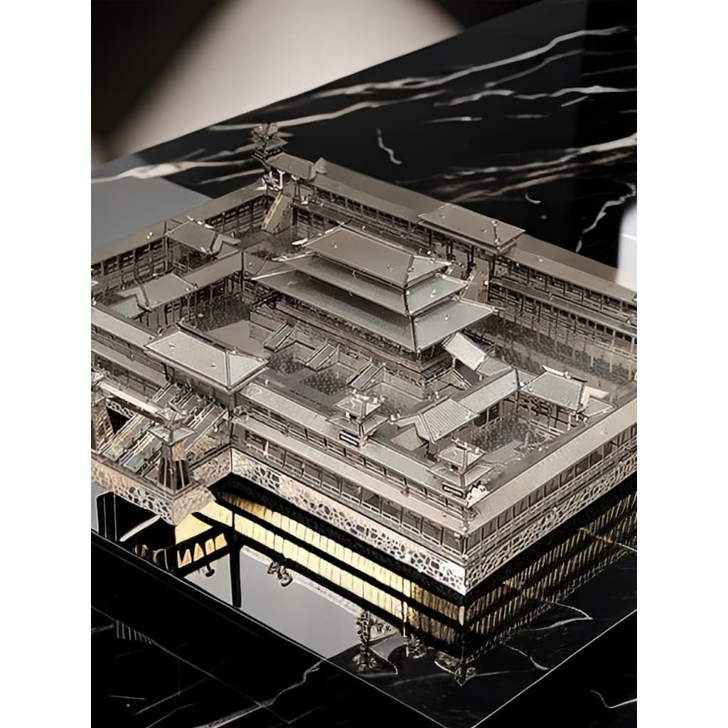 Quebra-cabeça de construção de Metal tridimensional 3D DIY modelo de montagem de quebra-cabeça artesanal enfeites de pre