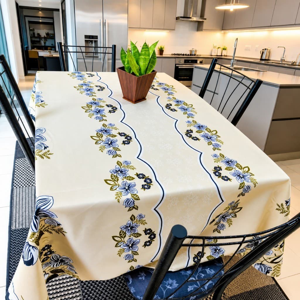 Toalha De Mesa Oxford Estampada 4 6 8 E 10 Lugares Decoração Cozinha Jantar Modernas Várias Estampas