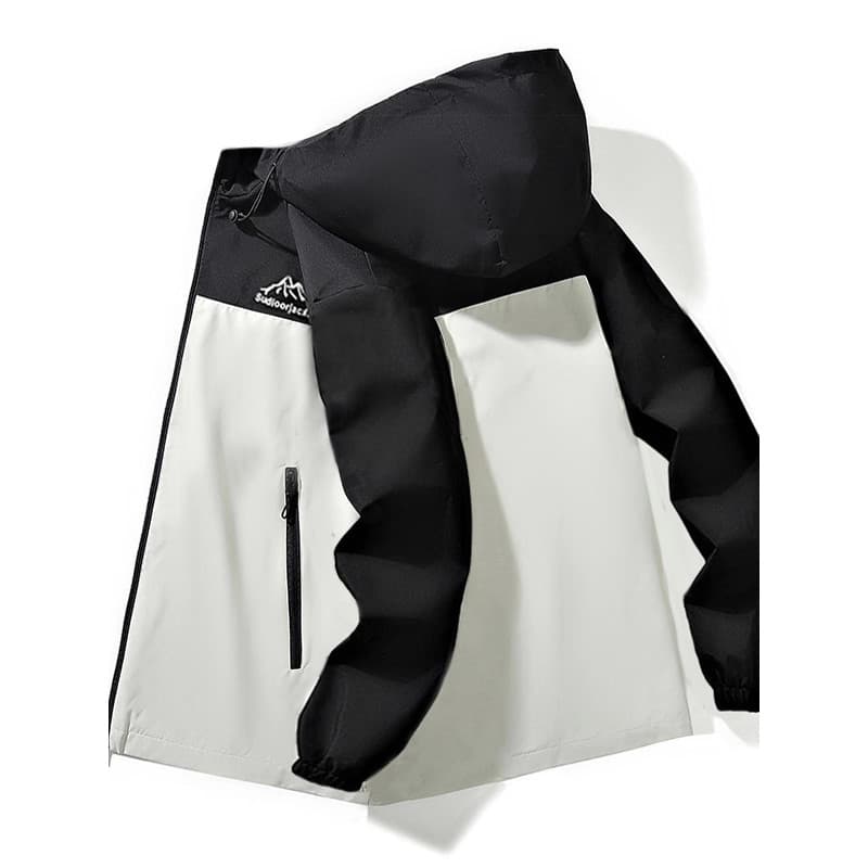 Primavera outono jaqueta masculina na moda jaqueta esportiva masculina juventude estudante Casual fino solto com capuz j