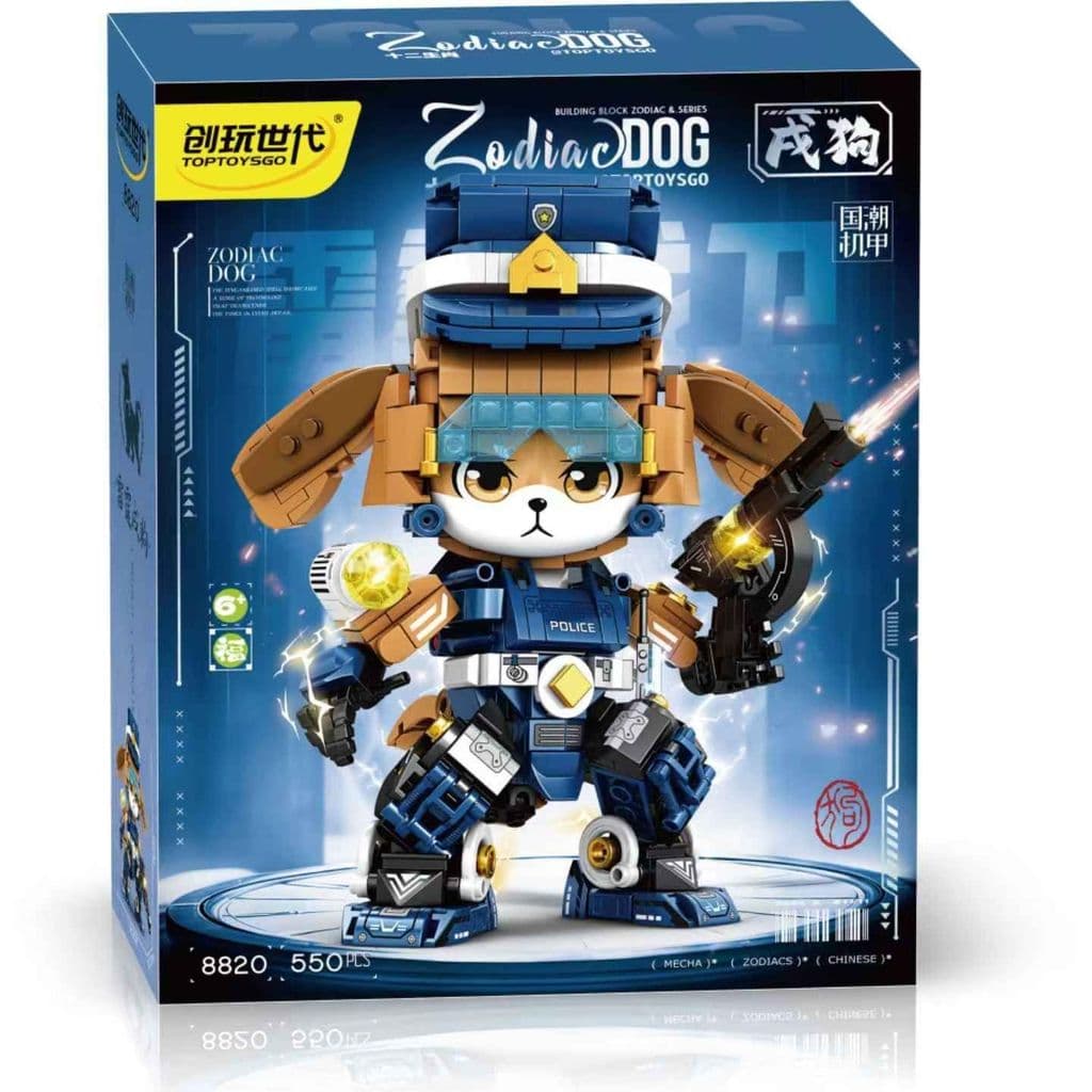 Mindi Novo Estilo 2025 Zodíaco Mecha Blocos de Construção Meninos Brinquedos Educativos Mais de 6 Anos de Idade Jogo Mod