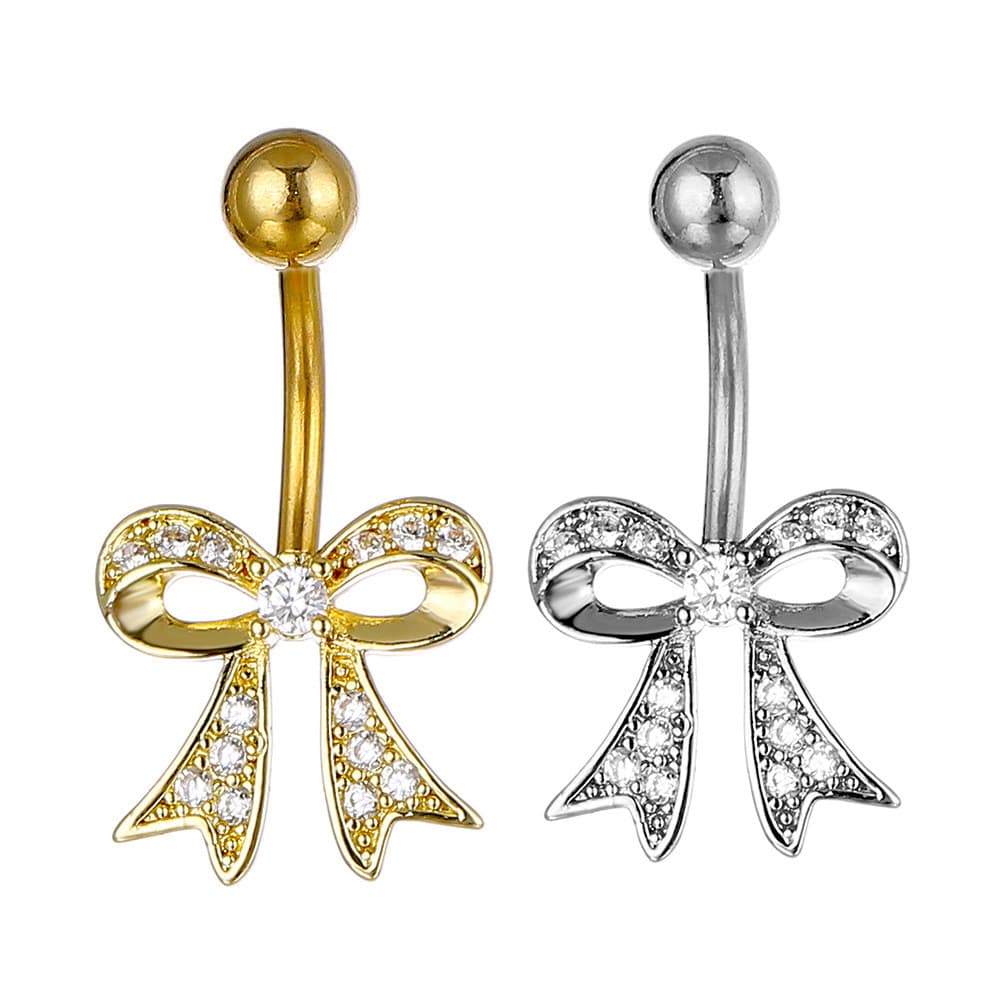 | 【piercing umbigo】 | bijuterias femininas ♚Umbigo prego Umbilical arco médico aço inoxidável hipoalergênico corpo Pierc