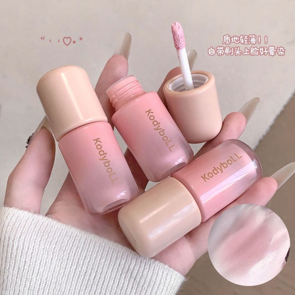 [Estoque pronto] Atmosfera Gradiente Tingimento Blush Loção Atmosfera Contorno Iluminador Expansão Cor Natural Nu Maquia