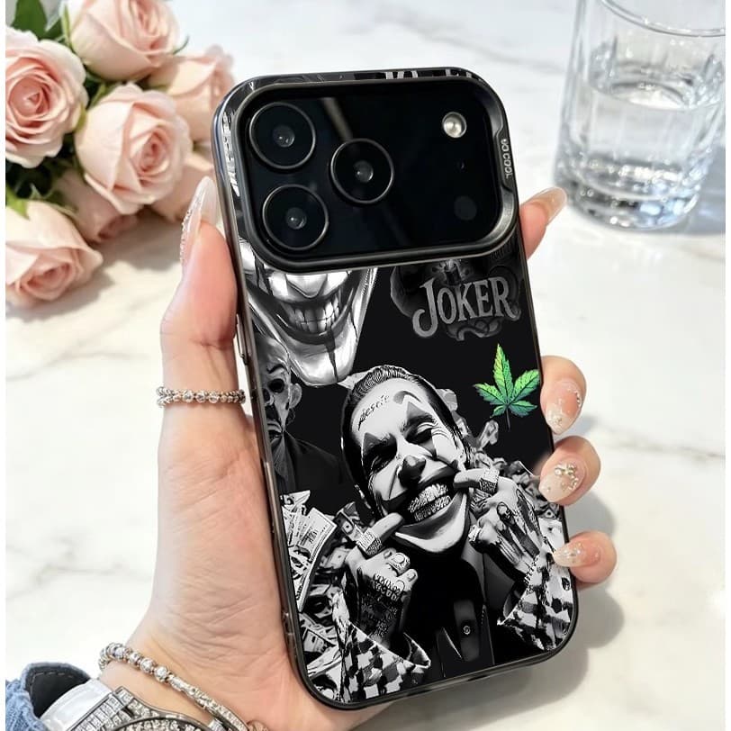 Capinha Joker Capa Anti-quedas para iPhone 17/16/15/14/13/12/11 Pro Max Plus Samsung S23 24 25 A15