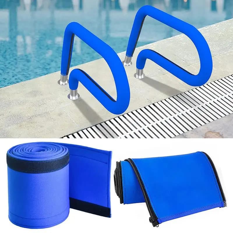 Neoprene Piscina Corrimão Cobre Com Zíper-Aperto De Mão Ferroviário Deslizamento Capa Para Escada