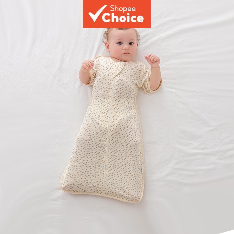 Saco De Dormir Para Recém-Nascidos Com Tecido Fino Respirável Modal , Anti-Susto Bebê Uso No Verão Primavera